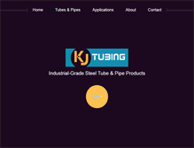 Tablet Screenshot of kj-tubing.com
